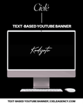 Text-Based YouTube Banner