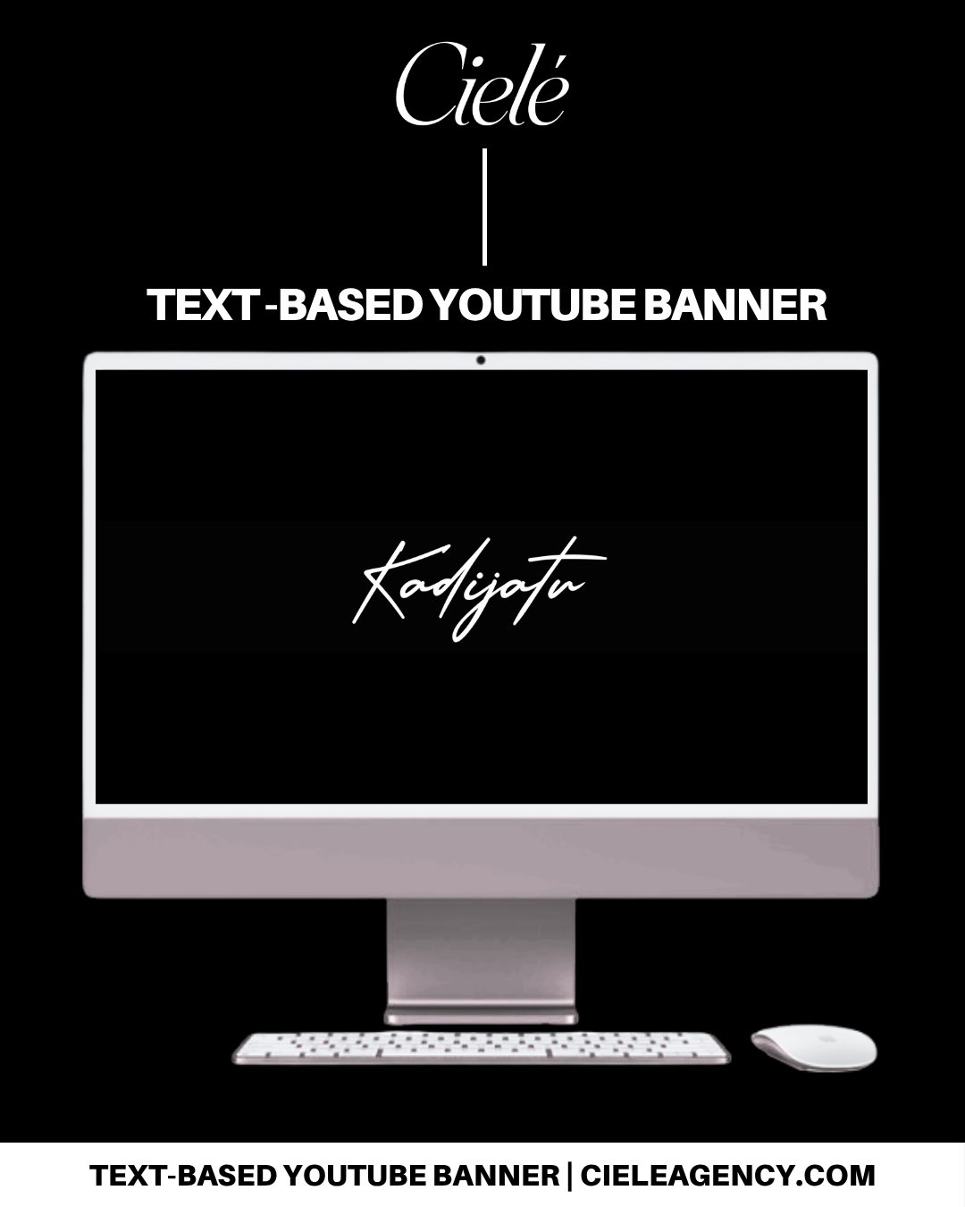 Text-Based YouTube Banner